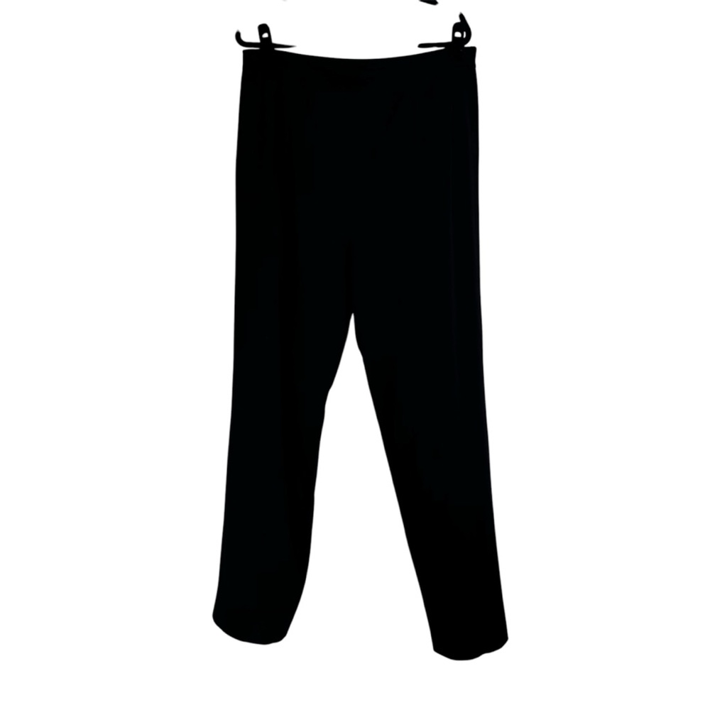 Exclusively Misook Pants High Waist Vintage Knit Straight Leg